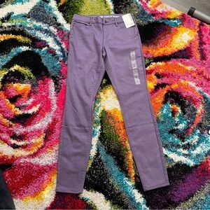 NWT Joe Boxer Push-Up Low Rise Purple Jeans